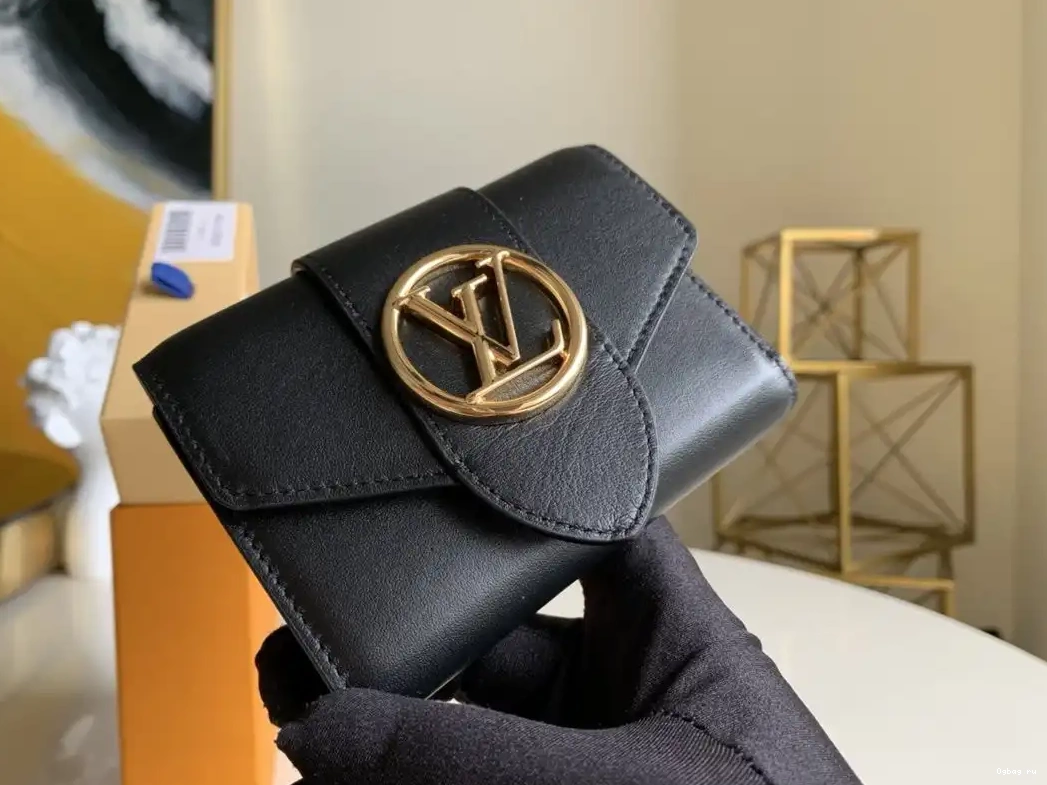 LOUIS WALLET PONT 9 COMPACT VUITTON 0412